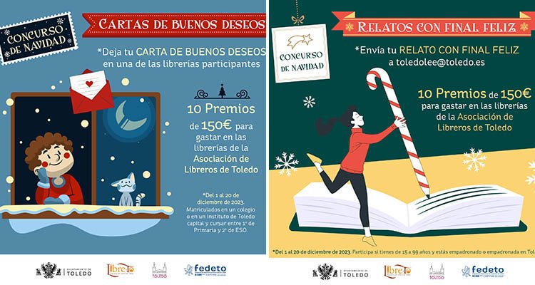 El Ayuntamiento de Toledo y la Asociación de Libreros organizan dos certámenes literarios
