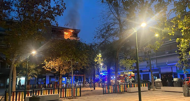 Una imagen del incendio / Ayuntamiento de Toledo.