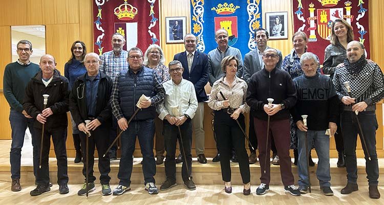 Homenaje a los diez empleados del Ayuntamiento de Talavera que se jubilan