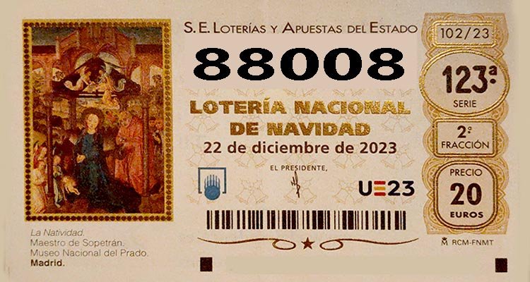 Por primera vez el Gordo de la Lotería de Navidad cae en Toledo
