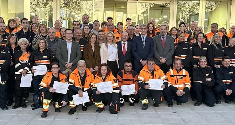 Diploman a 82 voluntarios de Protección Civil de 31 agrupaciones de la provincia de Toledo