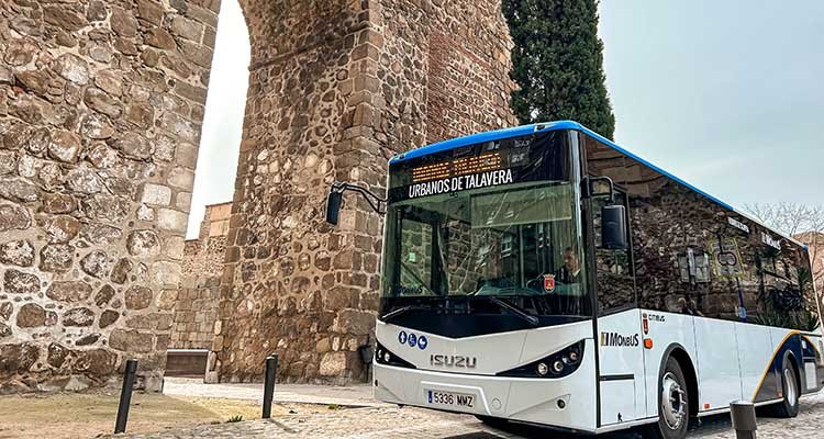 Nuevo autobús para el servicio de transporte urbano de viajeros en Talavera
