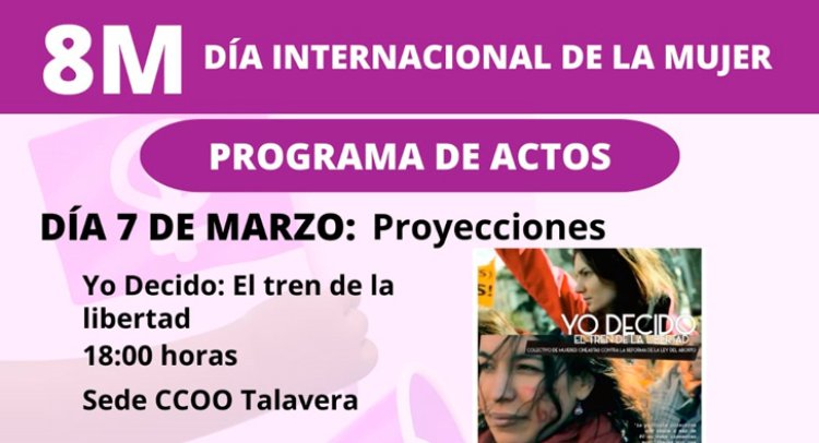 Todas las actividades programadas por la Plataforma Feminista de Talavera de la Reina