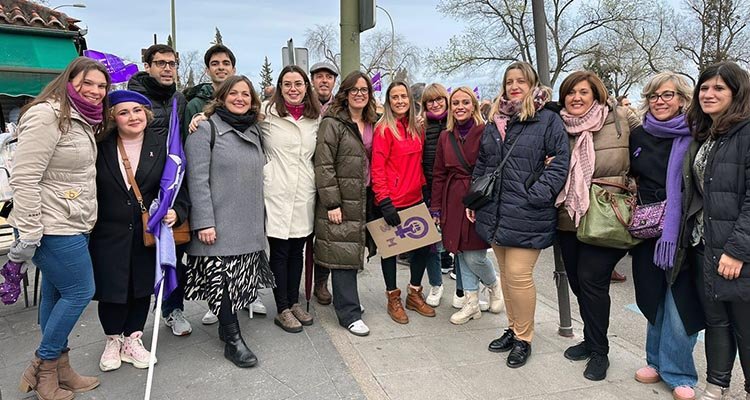 El PSOE de la provincia reivindica en Toledo derechos feministas aún por conquistar