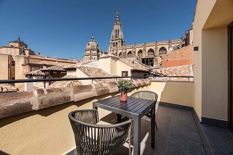 Una de las vista idílicas del alojamiento / Hotel Áurea Toledo.