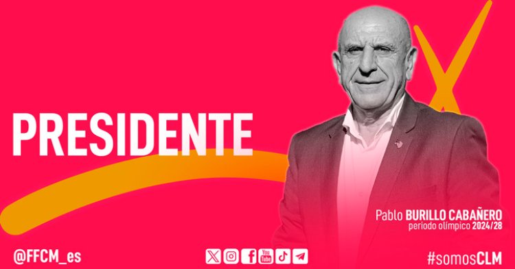 Pablo Burillo es reelegido presidente de la Federación de Fútbol de Castilla-La Mancha