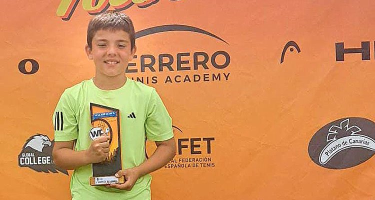 Yerard Amor, la última perla de la Escuela de Tenis Los Alcores