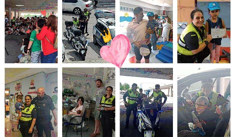 La Policía Local de Talavera se implica en el Día del Niño Hospitalizado