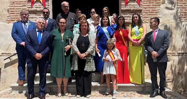 La presidenta de la Diputación de Toledo visita Marjaliza por San Juan