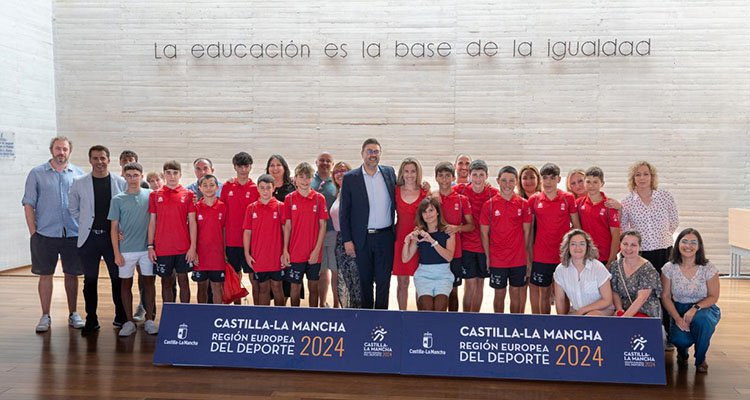 Selección de Castilla-La Mancha Alevín de Natación.