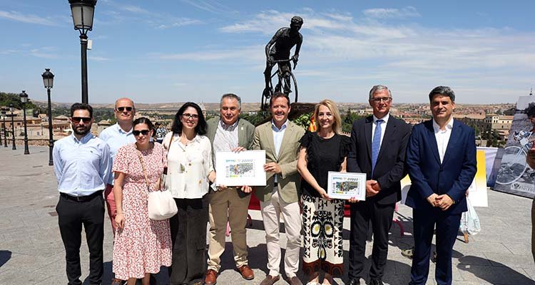 La estatua de Federico Martín Bahamontes vuelve al Miradero de Toledo