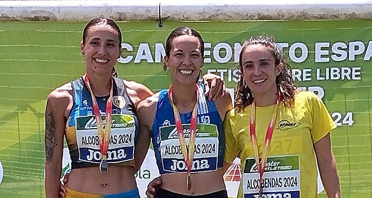 Los talaveranos Beatriz Serrano y Antonio Mohedano, campeones de España de atletismo