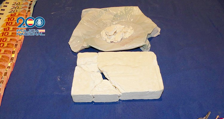 Detenidos tres vecinos de Talavera por traer casi un kilo de cocaína desde Seseña
