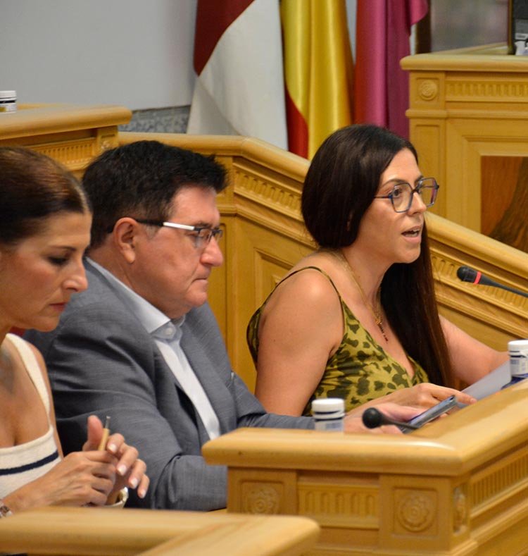 Noelia de la Cruz, durante una de sus intervenciones en el Pleno.