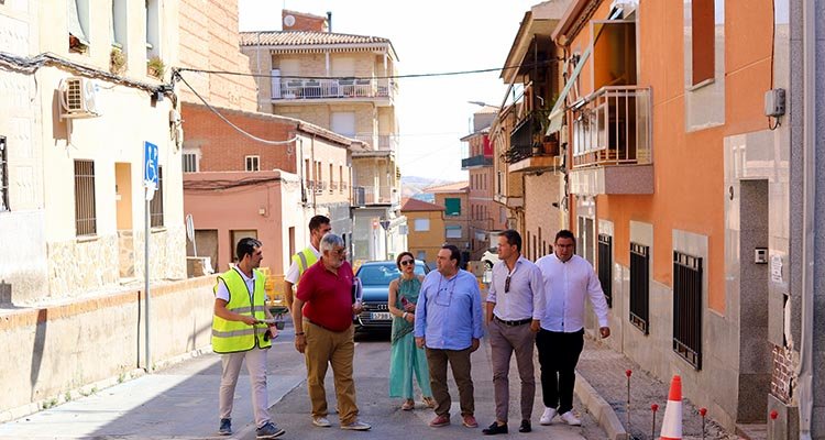 Avanzan en Toledo las obras en las calles de 'las vírgenes' del barrio de Santa Bárbara