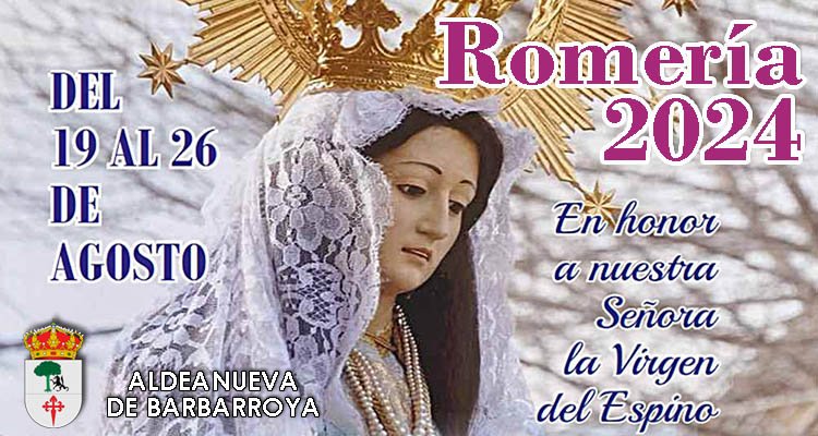 Programación Romería Virgen del Espino en Aldeanueva de Barbarroya