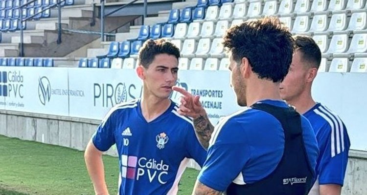 Pitu Doncel, durante un entrenamiento en El Prado.