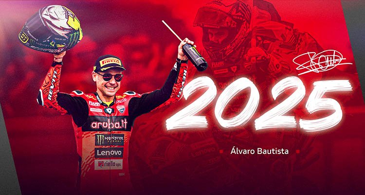 El talaverano Álvaro Bautista continuará un año más con Ducati en el WorldSBK