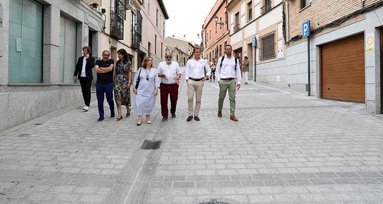 Finalizan las obras en las calles Descalzos y Calvario de Toledo