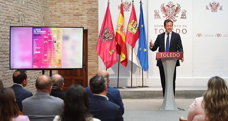 El alcalde de Toledo presenta los actos de la VII Noche del Patrimonio