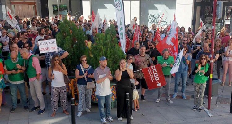 Huelga de docentes en Guadalajara.