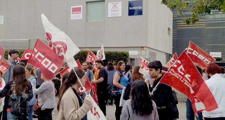 Casi toda la plantilla de Digitex Talavera secunda la segunda jornada de paros