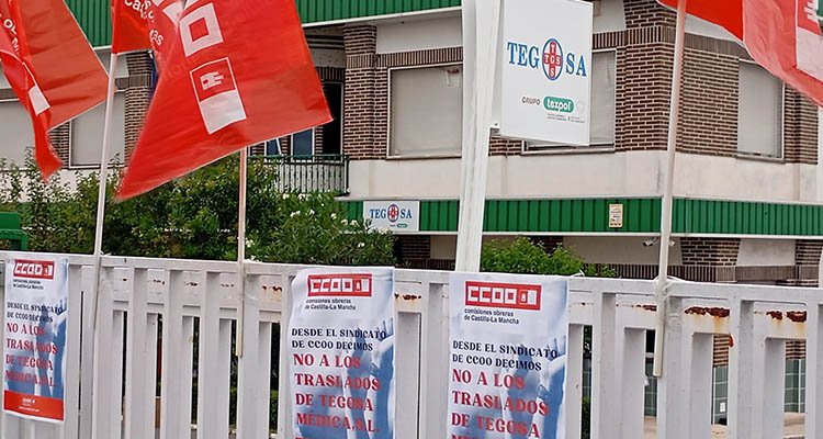 Anuncio de huelga ante el traslado de la plantilla de Tegosa desde Novés a Manresa