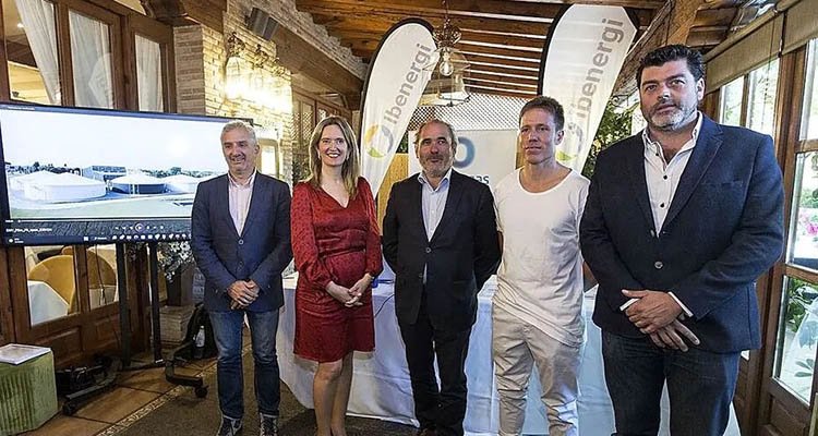 Directivos de Nortiben durante la presentación del proyecto en mayo de 2023 en Toledo.