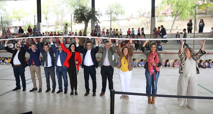 La ONCE celebra con los escolares de Toledo el Día del Bastón Blanco