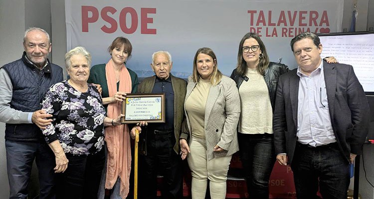 Charla-homenaje a Julín, historia viva del socialismo talaverano