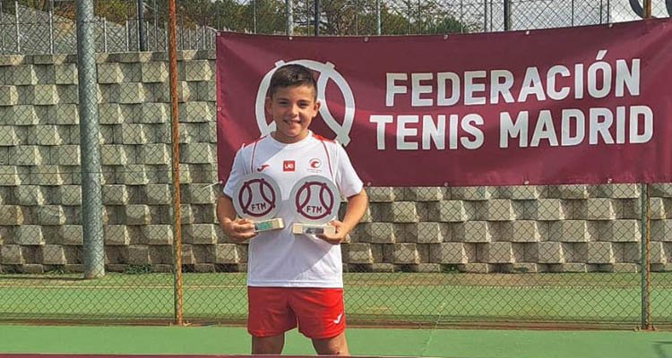 El tenista talaverano Yerard Amor, doble campeón en Majadahonda