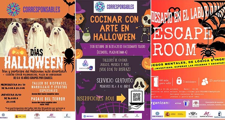 Talleres por Halloween en Toledo en el marco del Plan Corresponsables