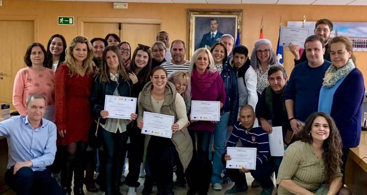 Noblejas clausura su segundo curso de operaciones de almacén y carretillas elevadoras