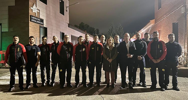 Bomberos de la Diputación de Toledo marchan a Levante para ayudar a los afectados por la DANA