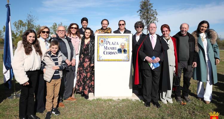 Manuel Cerdán ya da nombre a una plaza por "su amor a Talavera"