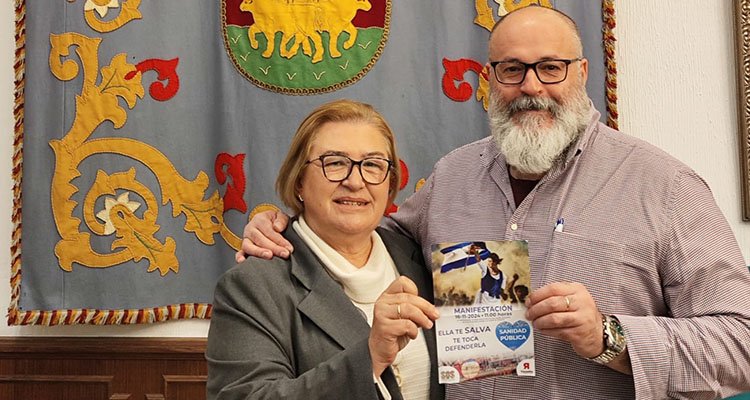 Rosa de los Ríos y Óscar Muñoz ha asistido a la reunión como representantes de la Mesa por Talavera.