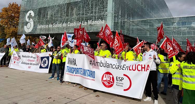 Sindicatos reclaman mejorar el contrato del transporte sanitario y reducir las jornadas