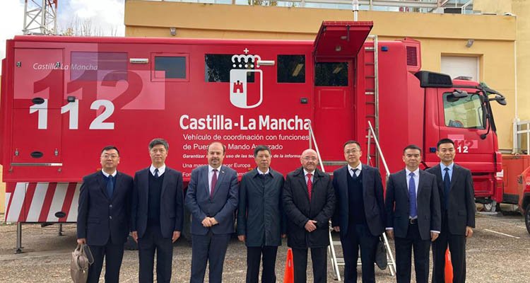 Políticos de China conocen en Toledo el funcionamiento de los servicios de emergencias