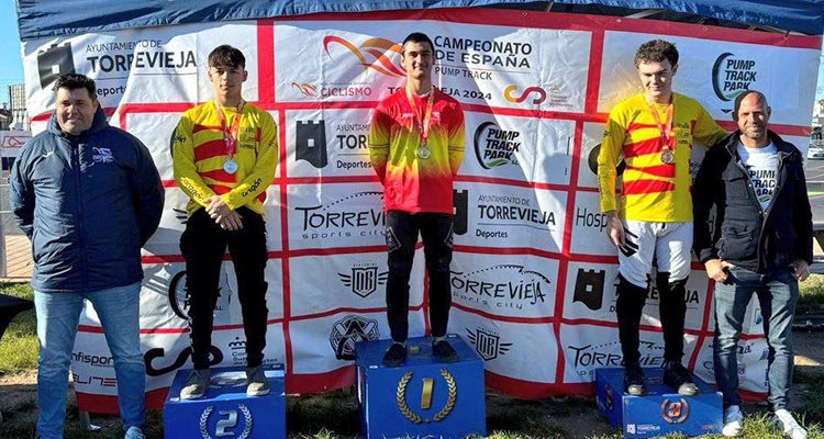 El talaverano Ángel Heras, tricampeón de España de Pump Track